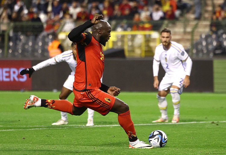 Romelu Lukaku scored his 78th goal for Belgium before their Euro 2024 match against Sweden was suspended