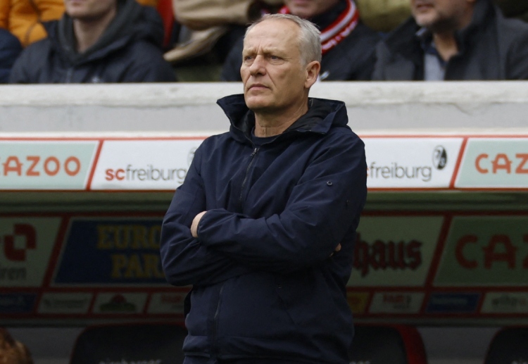 Christian Streich's team SC Freiburg are leading the Europa League Group A
