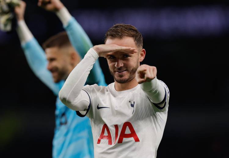 Tottenham Hotspur sit at the top of the Premier League table with 23 points
