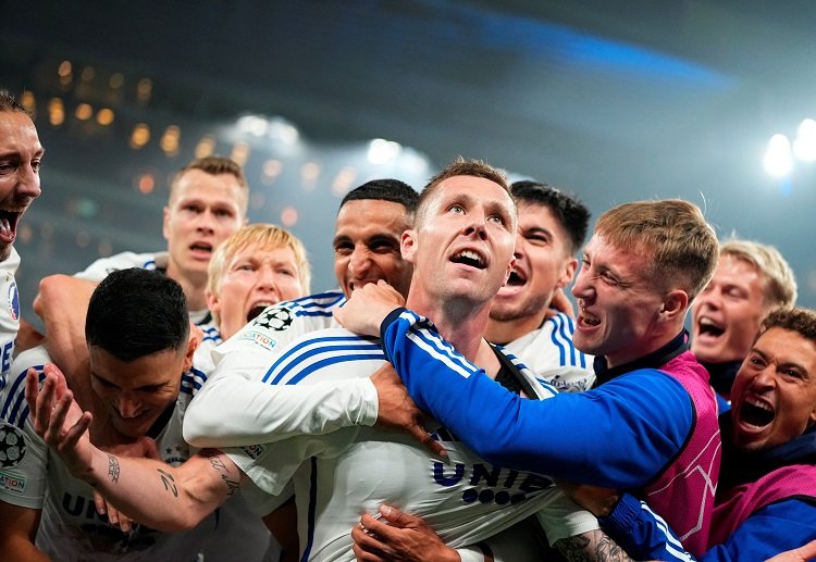 Copenhagen are sitting on the second spot of the Champions League Group A