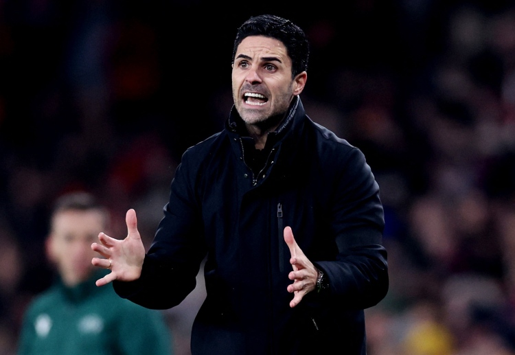 Mikel Arteta of Arsenal will aim to win against PSV Eindhoven and qualify to the next round in the Champions League