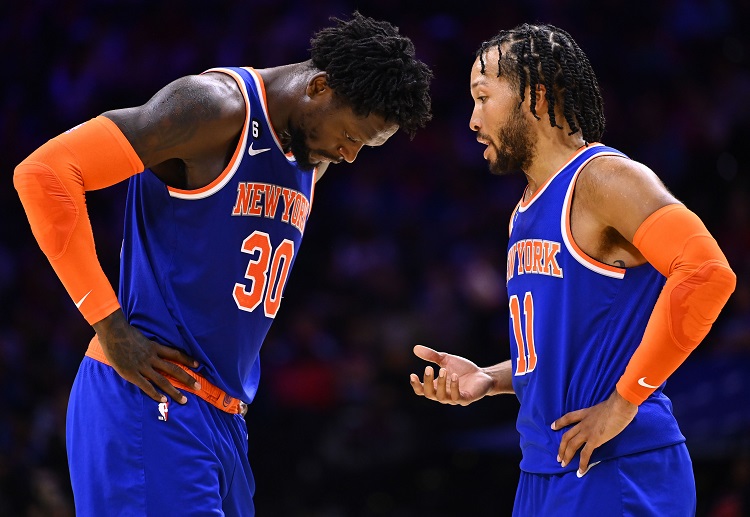 Julius Randle and Jalen Brunson have been leading the Knicks to recent victories in NBA games