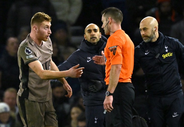 Spurs winger Dejan Kulusevski picked up a fifth yellow card in the Premier League defeat to Brighton