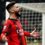 Olivier Giroud jadi andalan AC Milan di Serie A musim ini