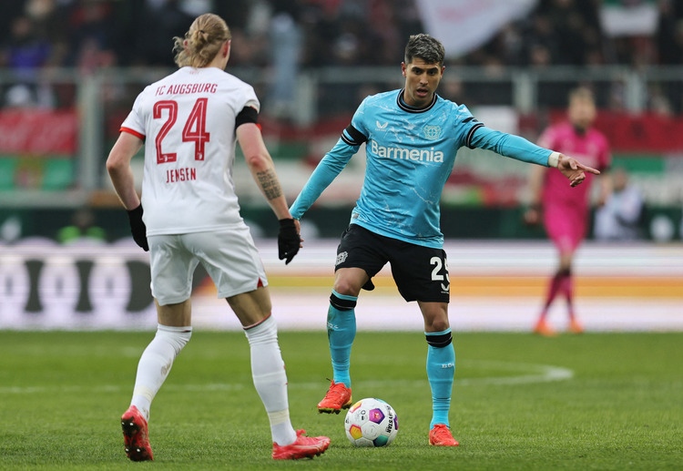 Exequiel Palacios might be on the sideline ahead of Leverkusen's Bundesliga game against Gladbach