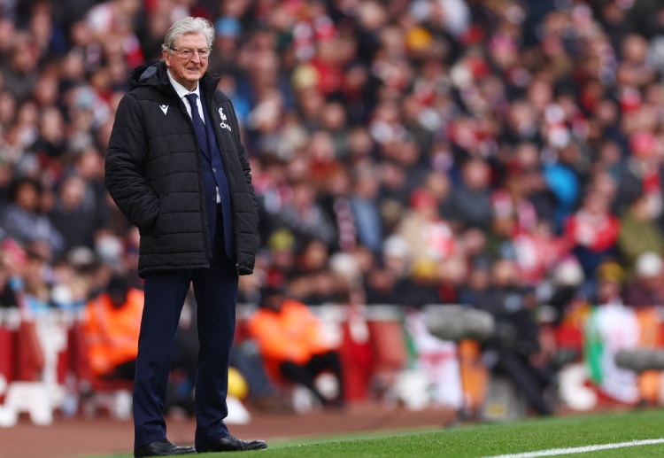 Crystal Palace manager Roy Hodgson looks on during Arsenal's Premier League game with Crystal Palace