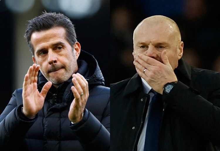 Marco Silva will try to lead Fulham to gain points in their Premier League home match against Sean Dyche of Everton