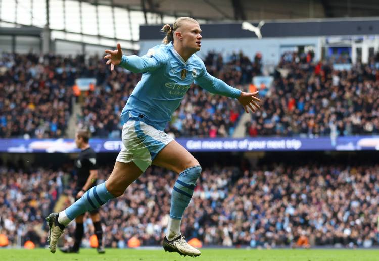Manchester City’s Erling Haaland leads the Premier League top goalscorer chart with 16 goals