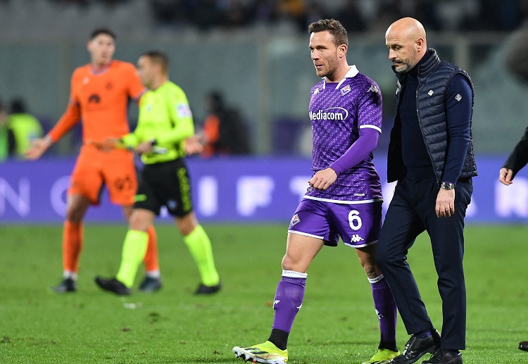 Fiorentina manager Vincenzo Italiano is leaving his coaching post at the end of the Serie A season