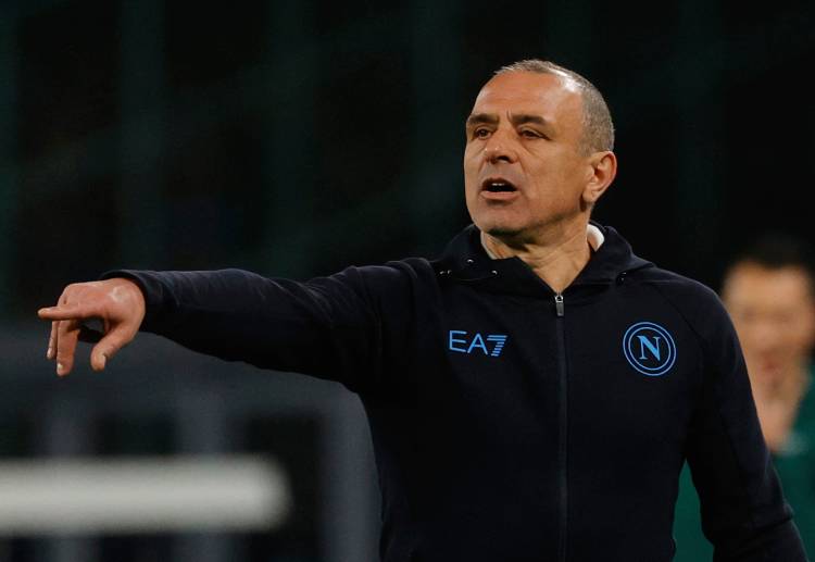 Napoli manager Francesco Calzona seems following their 1-1 draw with Torino in recent Serie A match at home