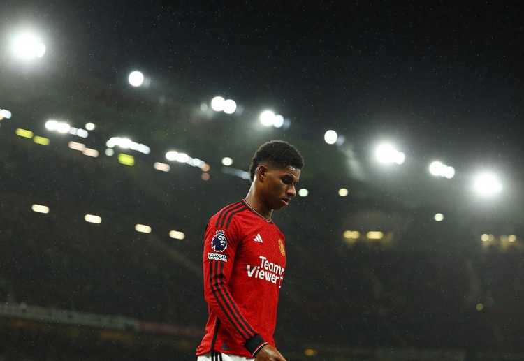 Marcus Rashford is in doubt for Manchester United's Premier League clash with Everton due to a fitness issue