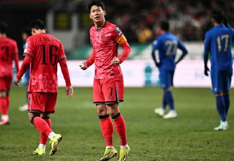 손흥민은 대한민국의 월드컵 2026 아시아 예선 통과를 노리고 있다.