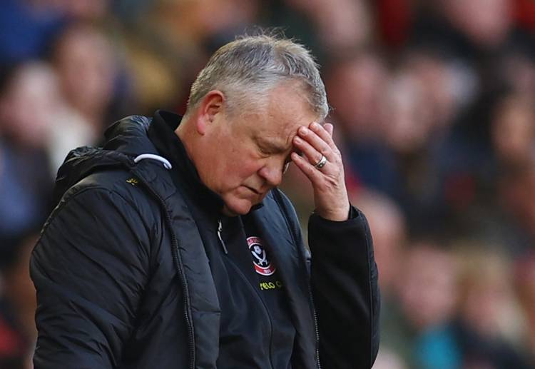 Sheffield United are sitting at the bottom of the Premier League table with 16 points