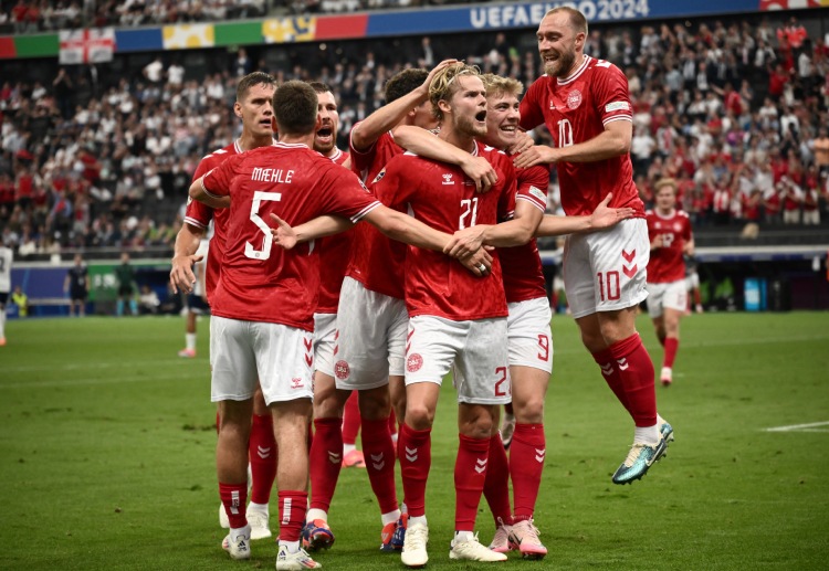 欧锦赛 尤尔曼德帮助丹麦扳平比分。