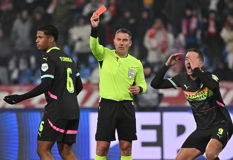 PSV will be without Ryan Flamingo in their Champions League match after his red card against Red Star Belgrade