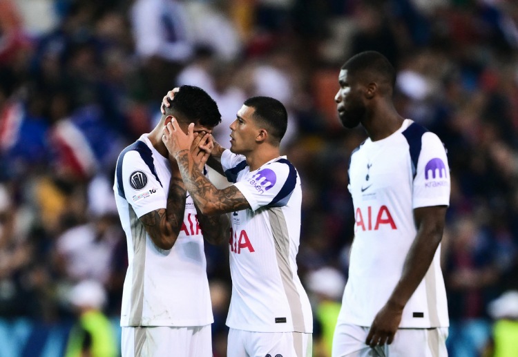 Cristian Romero was “in tears” after the UEFA Super Cup match against PSG