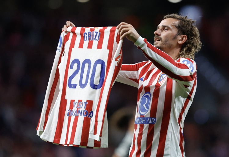 Antoine Griezmann marked his 200th goal for Atlético in a 5-1 Champions League thrashing of Eintracht