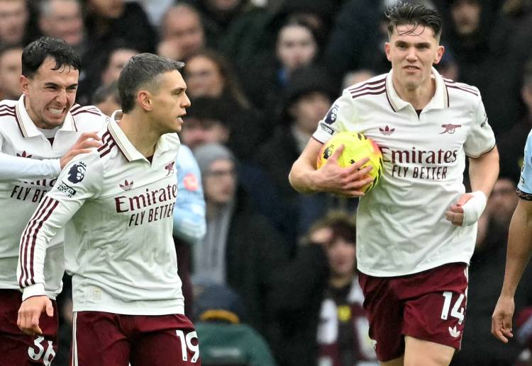 英超联赛 尽管特罗萨德在第52分钟为阿森纳扳平比分,但“枪手”最终仍在补时遭维拉绝杀