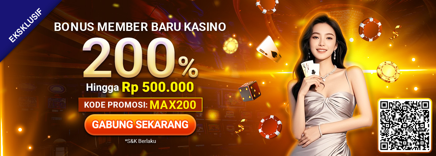 200% Bonus Member Baru SBO Live Casino