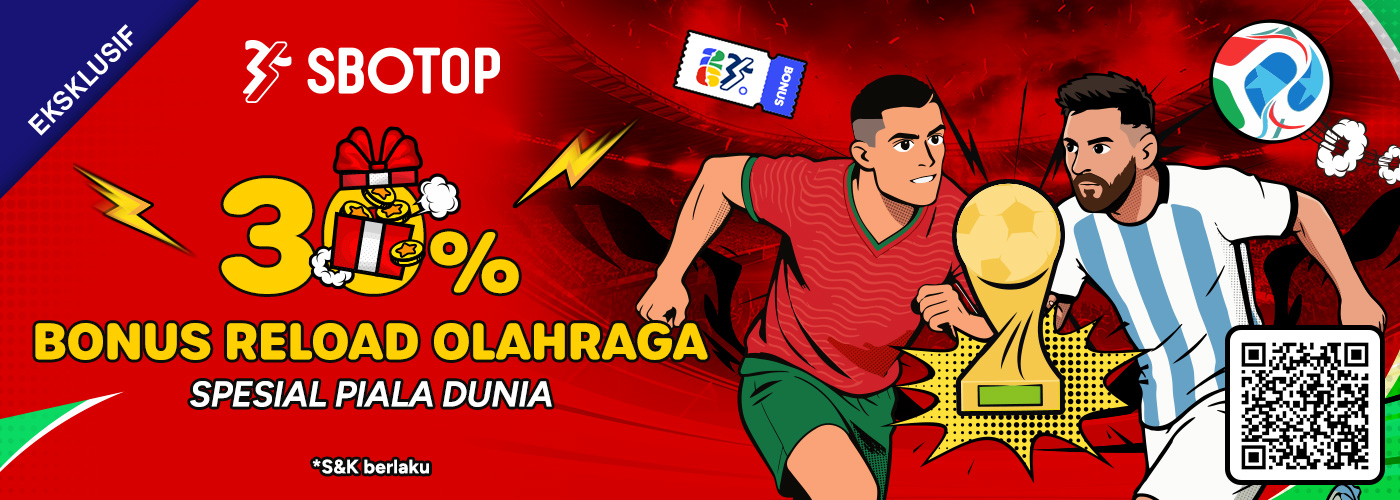 30% Bonus Reload Olahraga Spesial Piala Dunia